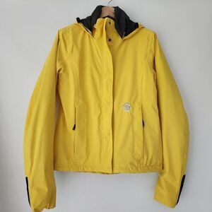 Loki Gear Light Shell Rain Snow jacket‎ yellow hooded womens size S